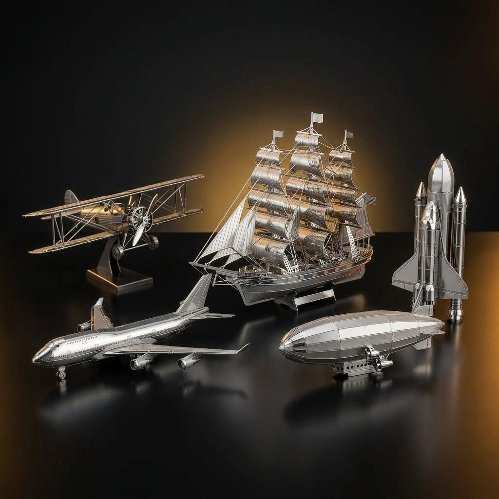 3D Metal Puzzle Models - From Star Wars to WWII Aircraft