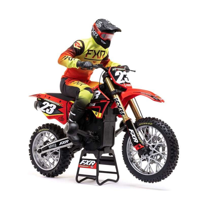 Puzzvo MotoStorm 1:4 Scale RC Motocross Motorcycle – Ready to Run