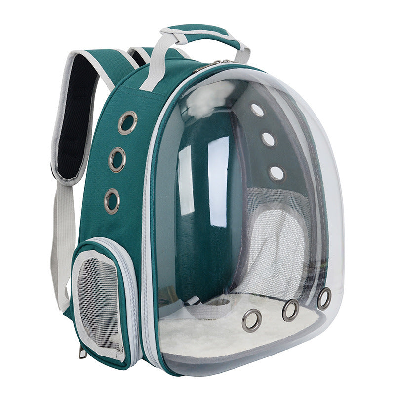 Puzzvo Transparent Pet Backpack - Space Capsule Carrier - Product Image