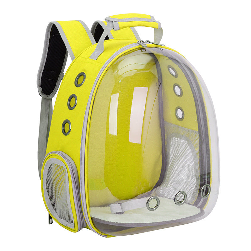 Puzzvo Transparent Pet Backpack - Space Capsule Carrier - Product Image