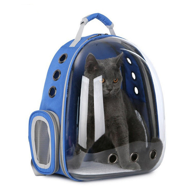 Puzzvo Transparent Pet Backpack - Space Capsule Carrier - Product Image