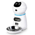 Puzzvo Smart Pet Feeder - Automatic Stainless Steel Dispenser - Product Image