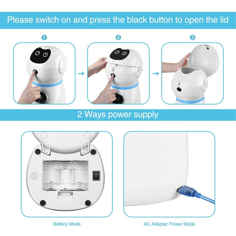 Puzzvo Smart Pet Feeder - Automatic Stainless Steel Dispenser - Product Image