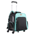 Puzzvo Pet Trolley Backpack - Portable Rolling Carrier - Product Image