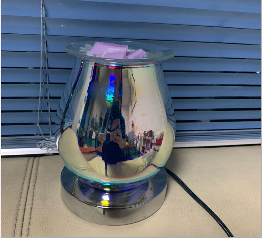 Puzzvo 3D Glass Aroma Lamp - Touch Dimming Night Light - Product Image