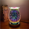 Puzzvo 3D Glass Aroma Lamp - Touch Dimming Night Light - Product Image