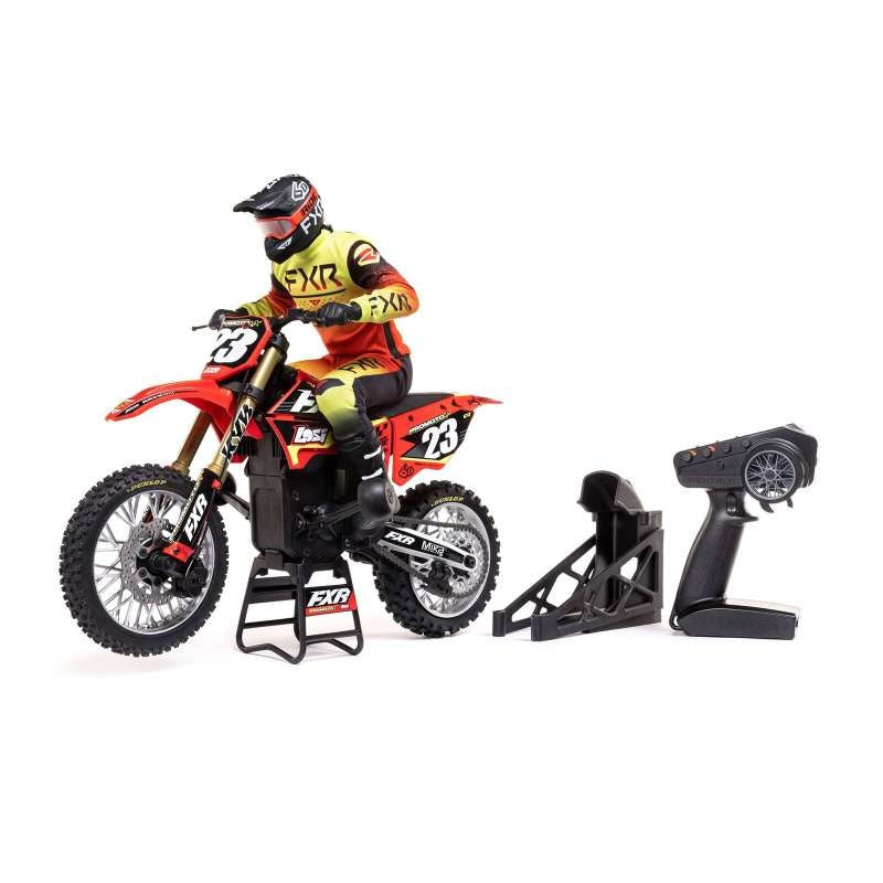 Puzzvo MotoStorm 1:4 Scale RC Motocross Motorcycle – Ready to Run