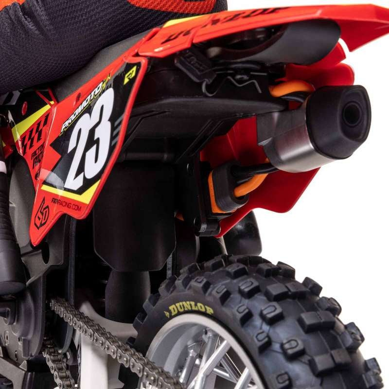 Puzzvo MotoStorm 1:4 Scale RC Motocross Motorcycle – Ready to Run