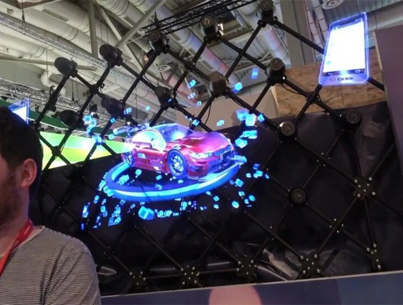 Puzzvo 3D Hologram LED Fan Display - Advertising Projector - Product Image