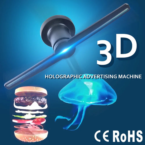 Puzzvo 3D Hologram LED Fan Display - Advertising Projector - Product Image