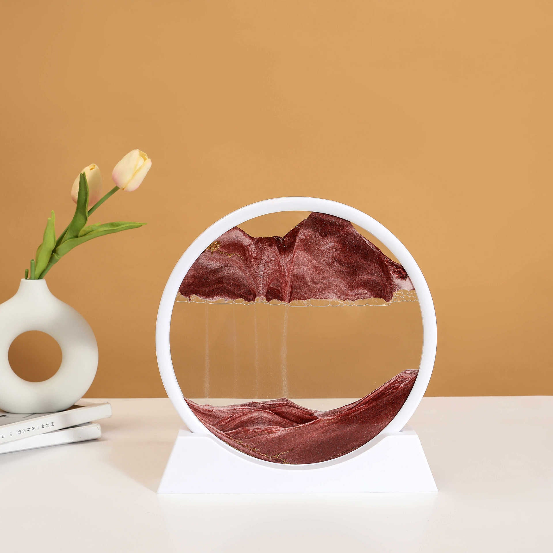 Puzzvo 3D Moving Sand Art - Dynamic Hourglass Landscape - Product Image