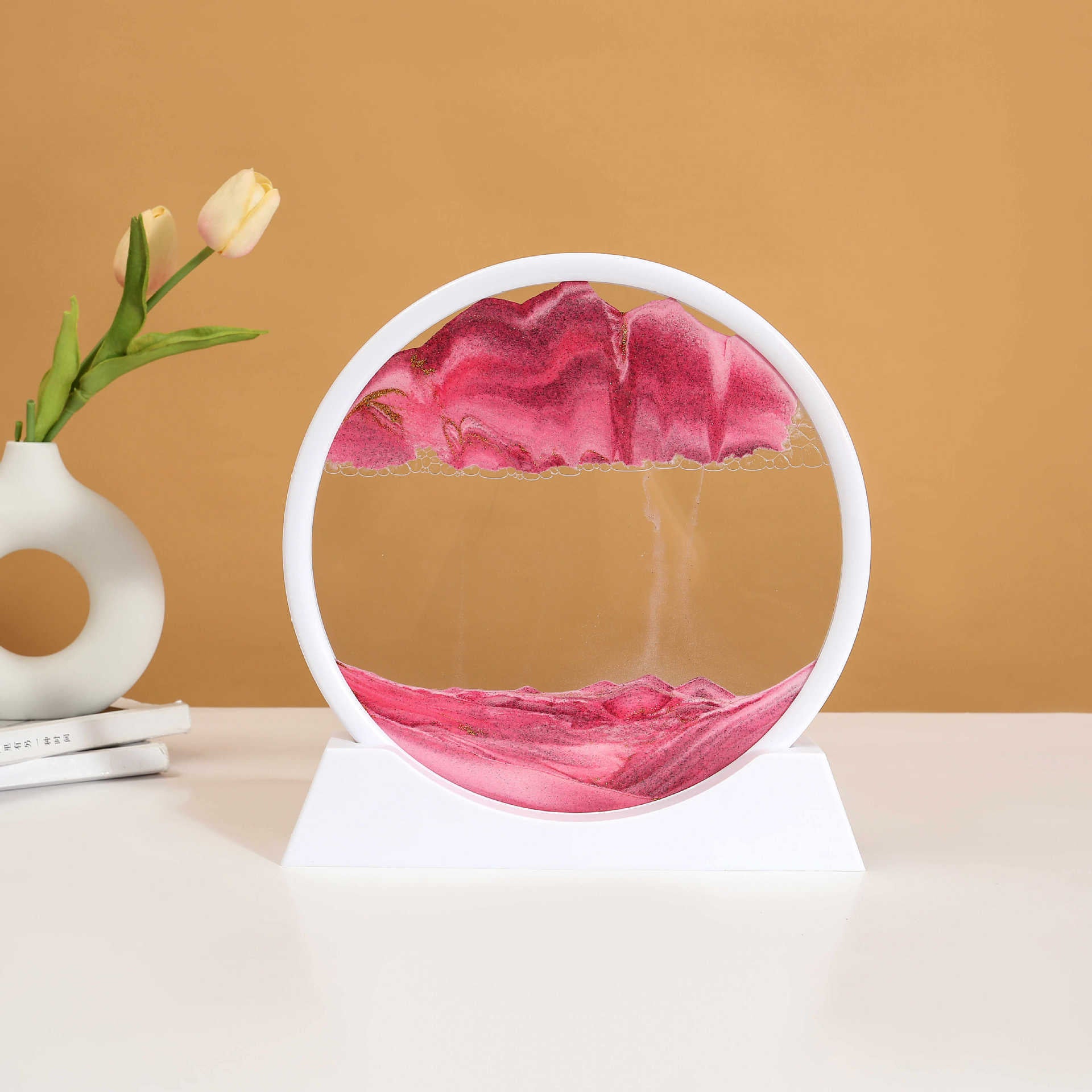 Puzzvo 3D Moving Sand Art - Dynamic Hourglass Landscape - Product Image