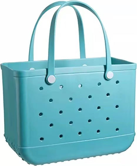 Puzzvo EVA Beach Tote - Waterproof Washable Summer Bag - Product Image