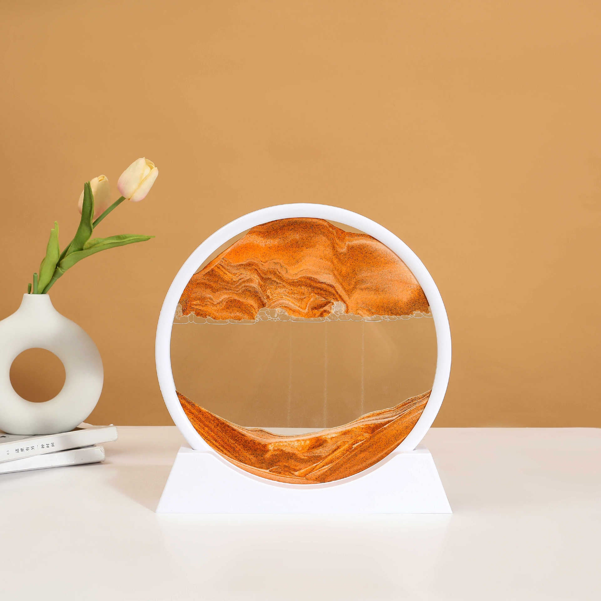 Puzzvo 3D Moving Sand Art - Dynamic Hourglass Landscape - Product Image