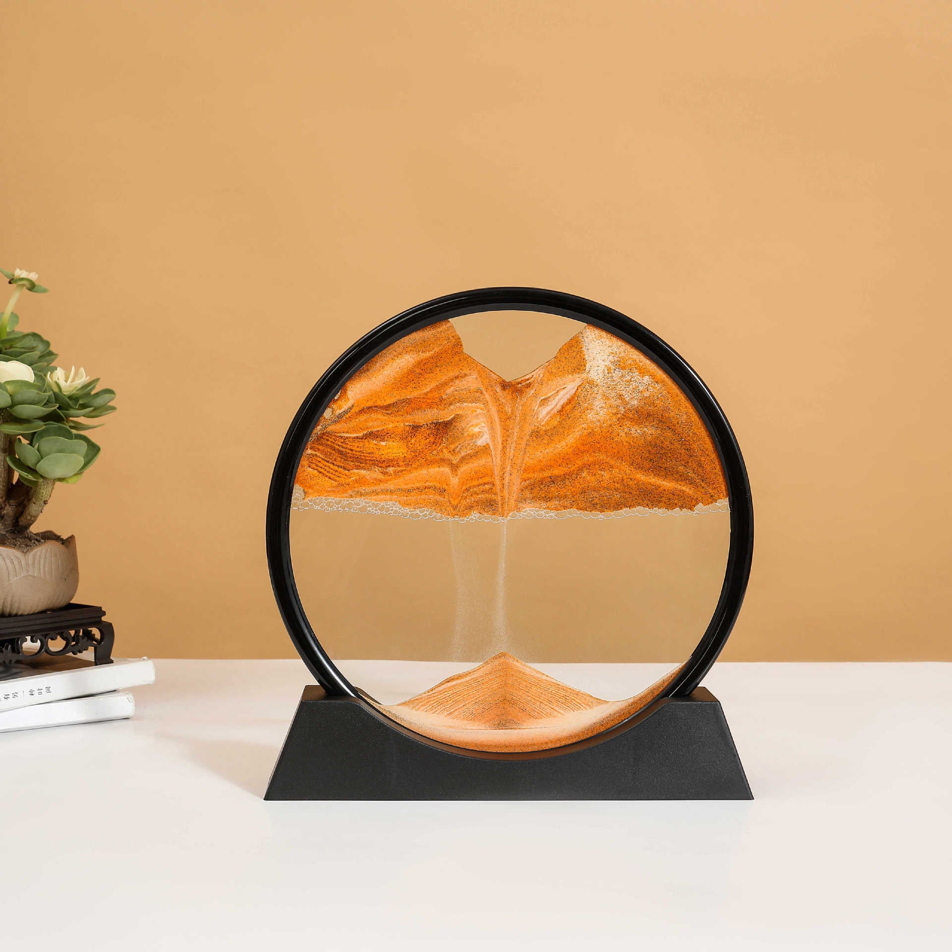 Puzzvo 3D Moving Sand Art - Dynamic Hourglass Landscape - Product Image