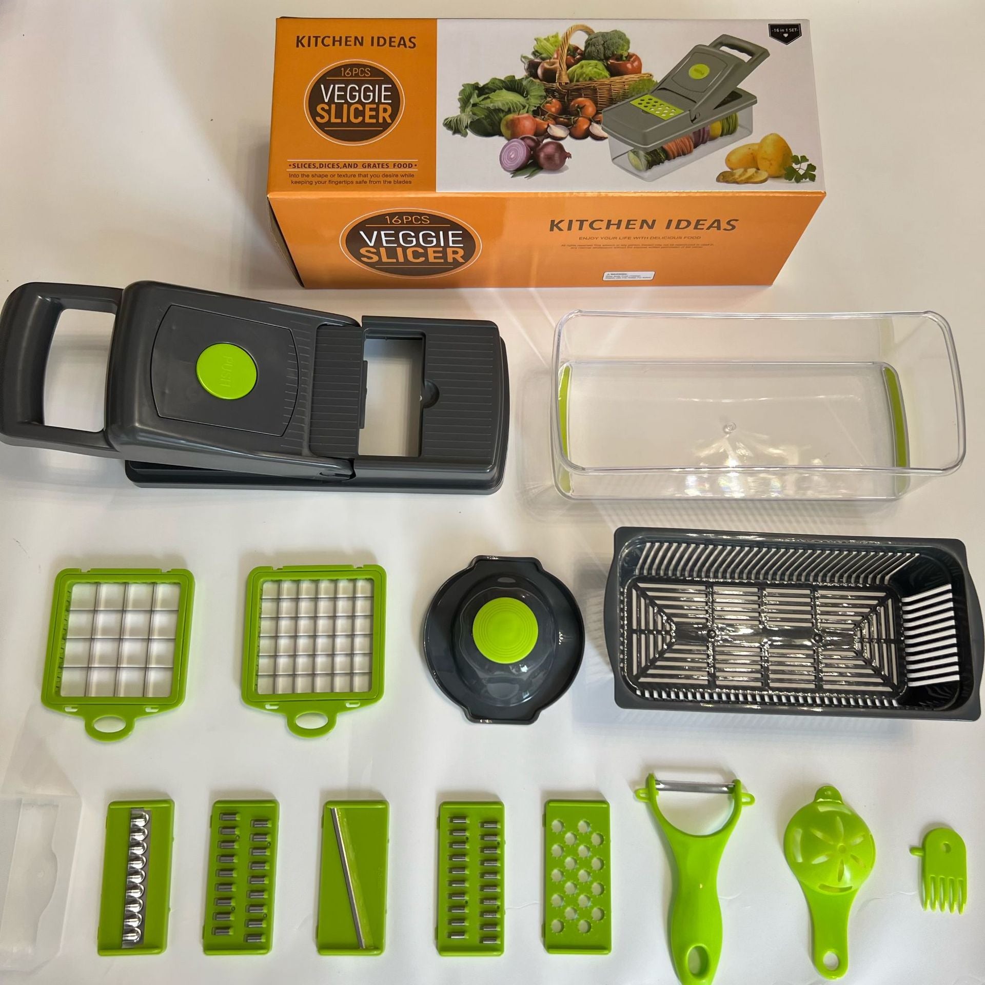 Puzzvo Multi-Function Vegetable Chopper - Kitchen Slicer - Product Image