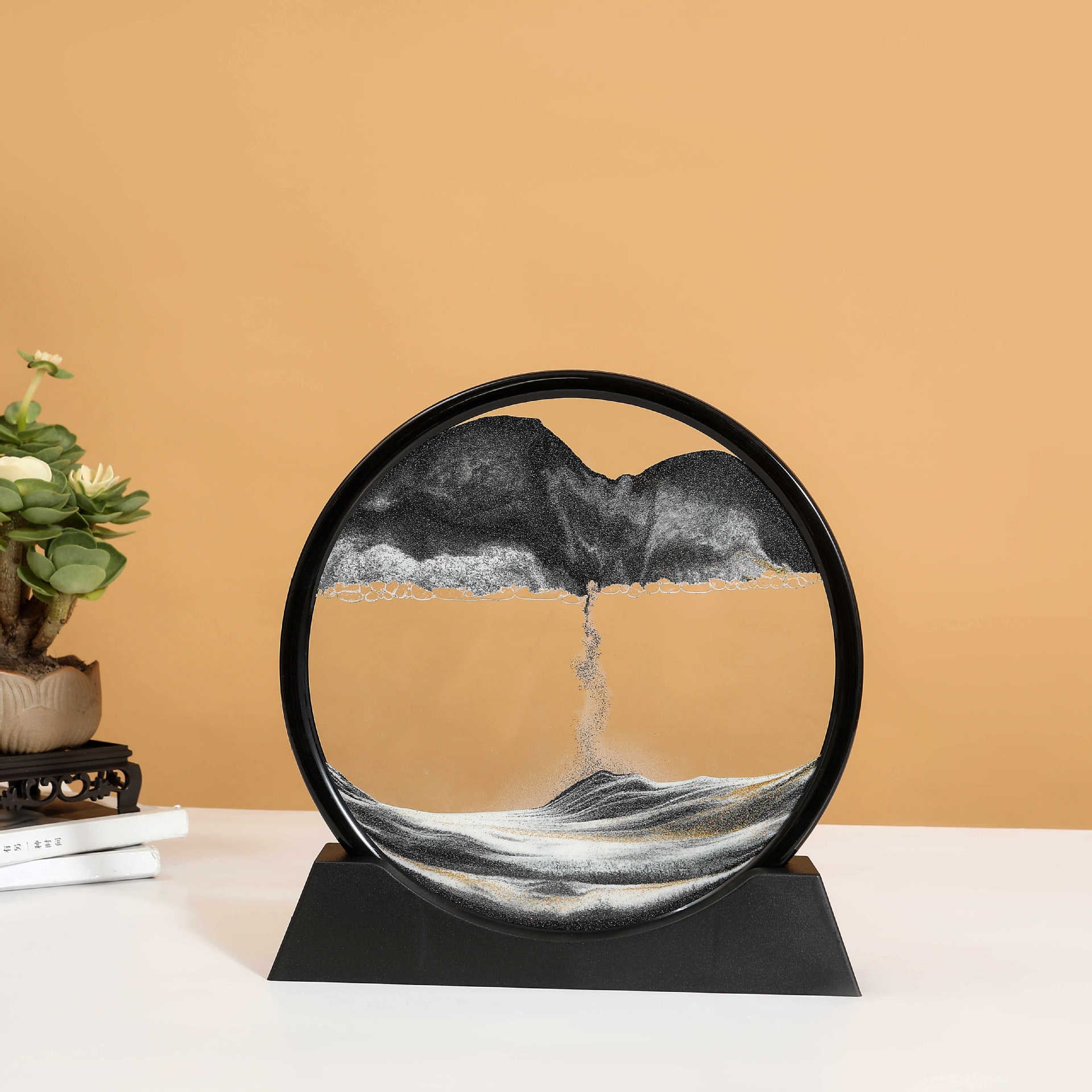 Puzzvo 3D Moving Sand Art - Dynamic Hourglass Landscape - Product Image