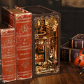 Puzzvo Mystery Bookend - DIY 3D Wooden Puzzle Shelf Insert - Product Image