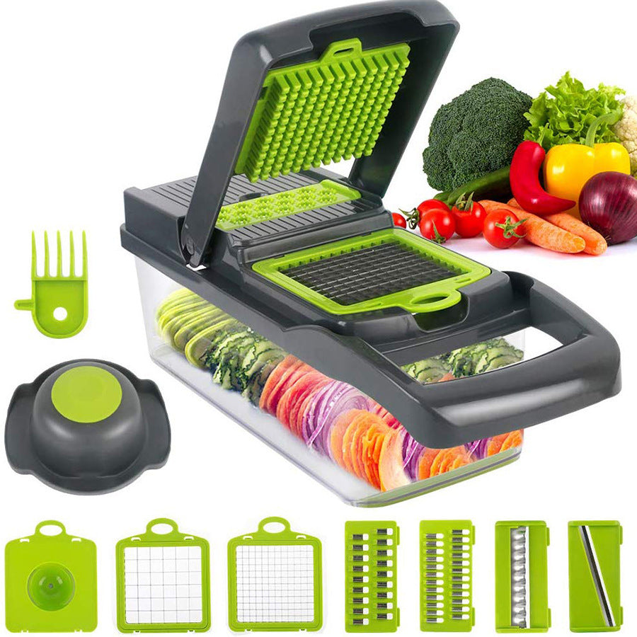 Puzzvo Multi-Function Vegetable Chopper - Kitchen Slicer - Product Image