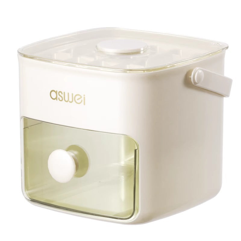 Puzzvo Ice Cube Maker real product photo with ASCOR branding