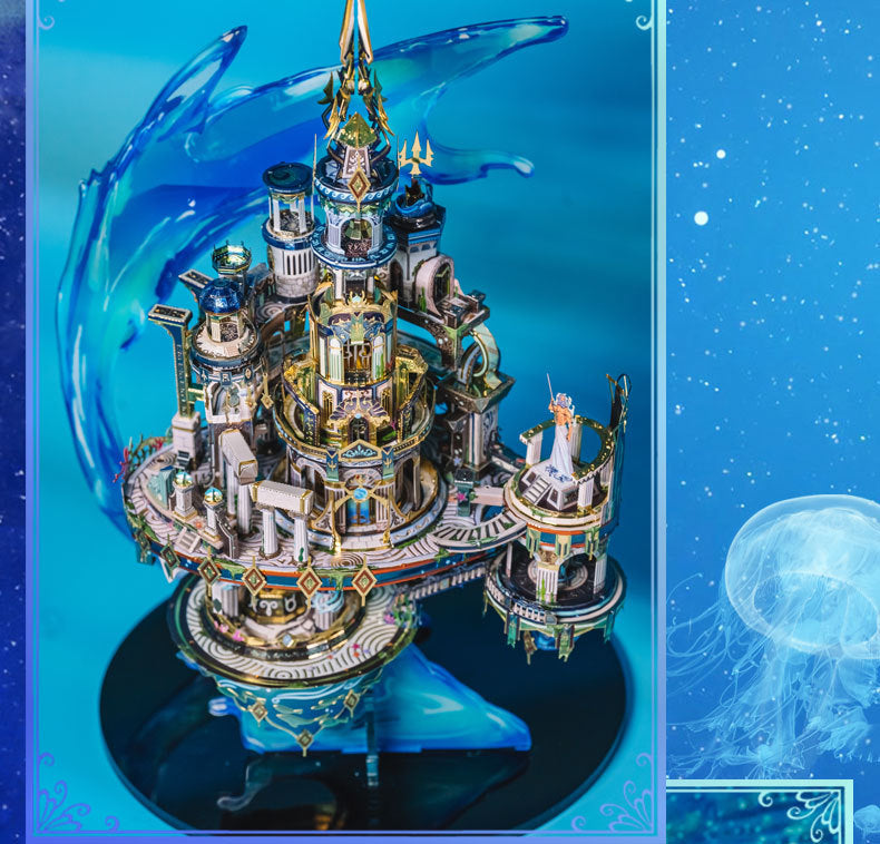 Puzzvo Starry Sky Metal 3D Puzzle - Premium Amusement Park Model - Product Image