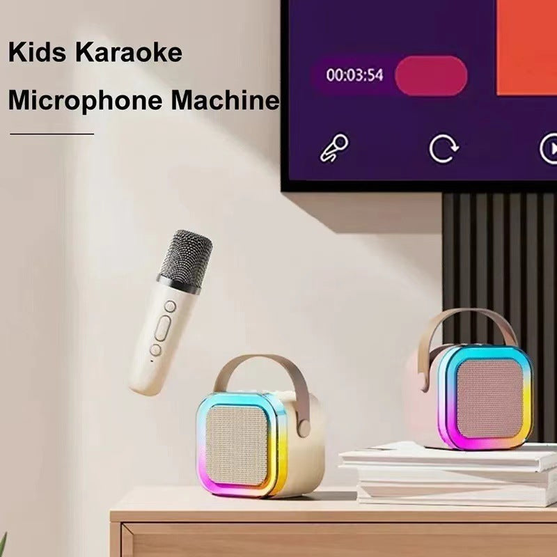 Puzzvo Wireless Karaoke Microphone - Bluetooth Speaker Combo - Product Image