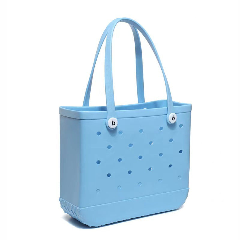 Puzzvo EVA Beach Tote - Waterproof Washable Summer Bag - Product Image