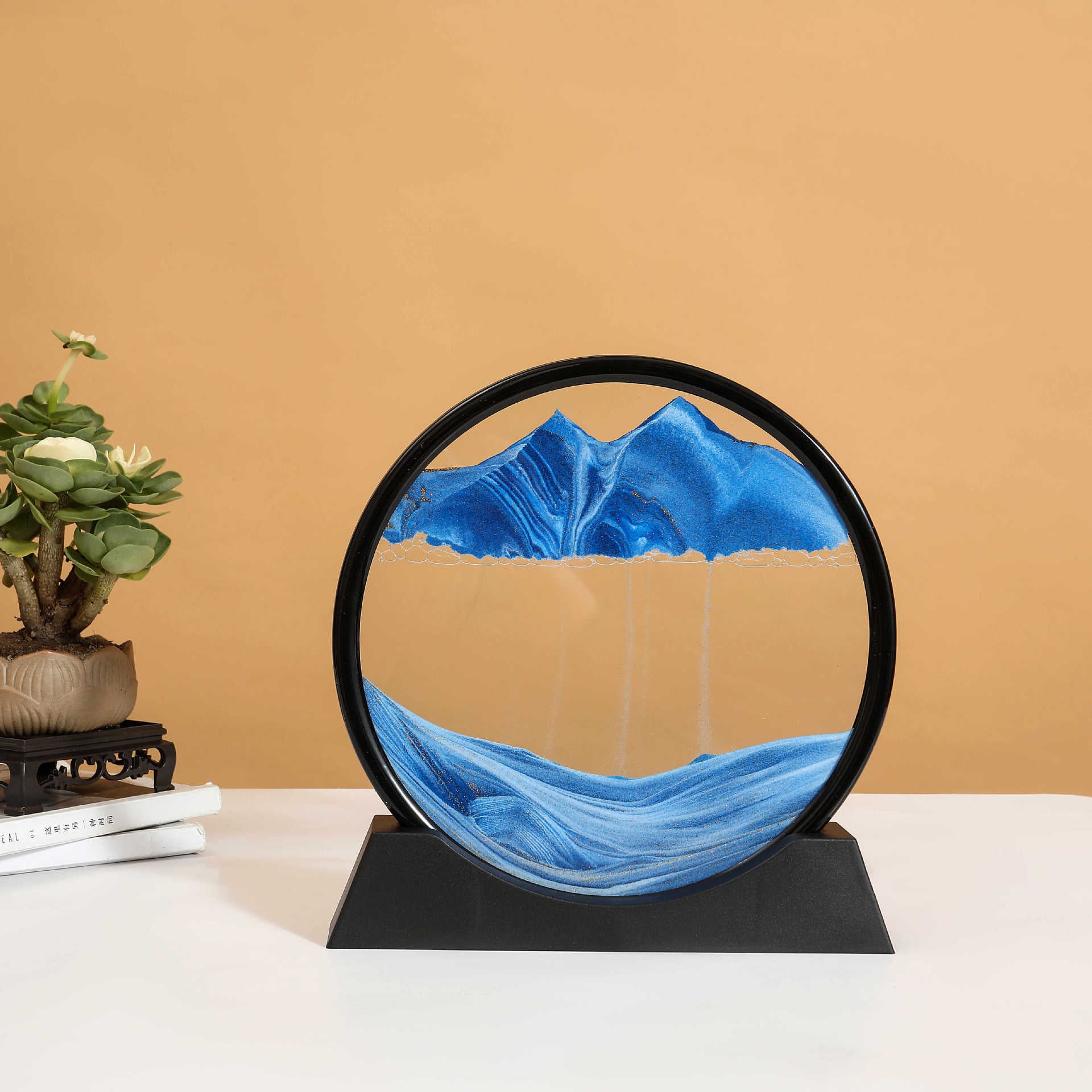 Puzzvo 3D Moving Sand Art - Dynamic Hourglass Landscape - Product Image