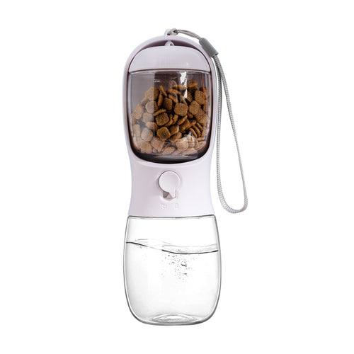 Puzzvo 2-in-1 Pet Water and Food Bottle - Travel Companion - Product Image