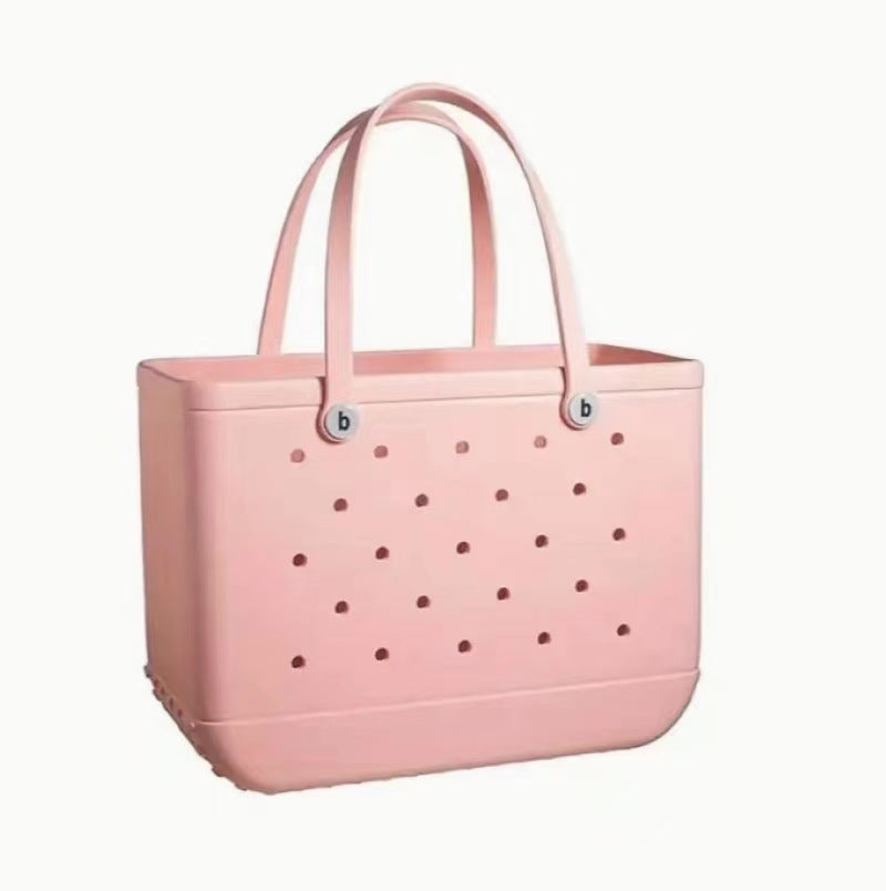 Puzzvo EVA Beach Tote - Waterproof Washable Summer Bag - Product Image
