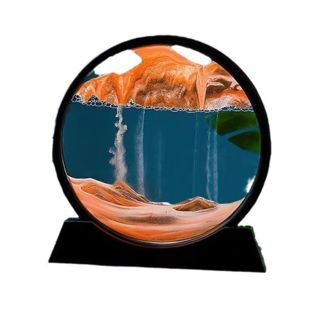 Puzzvo 3D Moving Sand Art - Dynamic Hourglass Landscape - Product Image