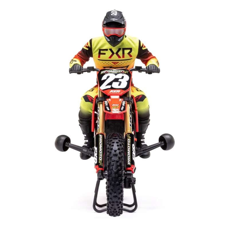 Puzzvo MotoStorm 1:4 Scale RC Motocross Motorcycle – Ready to Run