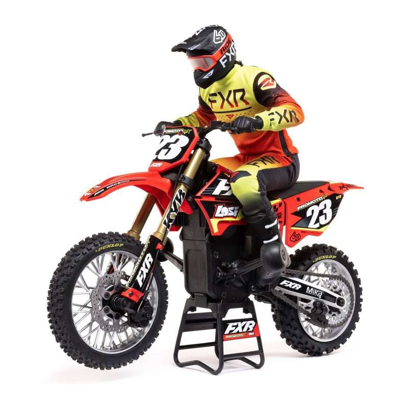 Puzzvo MotoStorm 1:4 Scale RC Motocross Motorcycle – Ready to Run