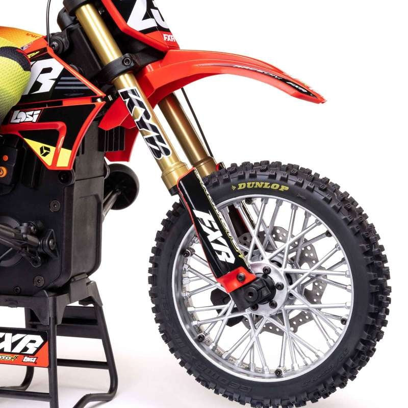 Puzzvo MotoStorm 1:4 Scale RC Motocross Motorcycle – Ready to Run