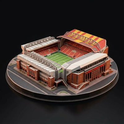 3D Stadium Puzzle Anfield Liverpool - Paper Model Kit 113 Pieces