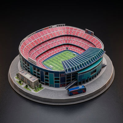 3D Stadium Puzzle Barcelona Camp Nou - Paper Model Kit 69 Pieces