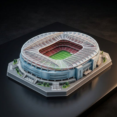 3D Stadium Puzzle Emirates Arsenal London - Paper Model Kit 138 Pieces