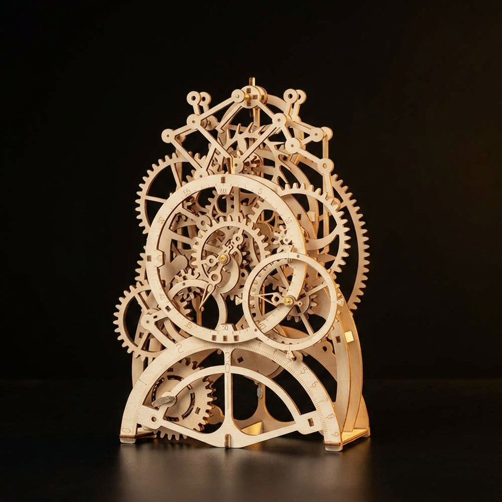 Kinetic Assembly Model - 3D Mechanical Wooden Puzzle 312 Pieces
