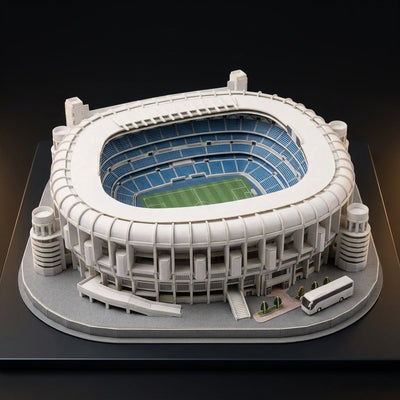 3D Stadium Puzzle Madrid - Paper Model Kit 160+ Pieces
