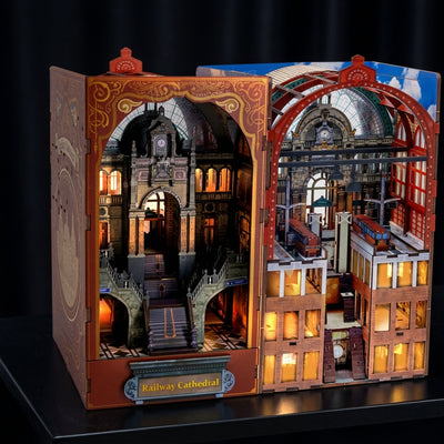 Modular House Double-Sided - DIY 3D Wooden Puzzle