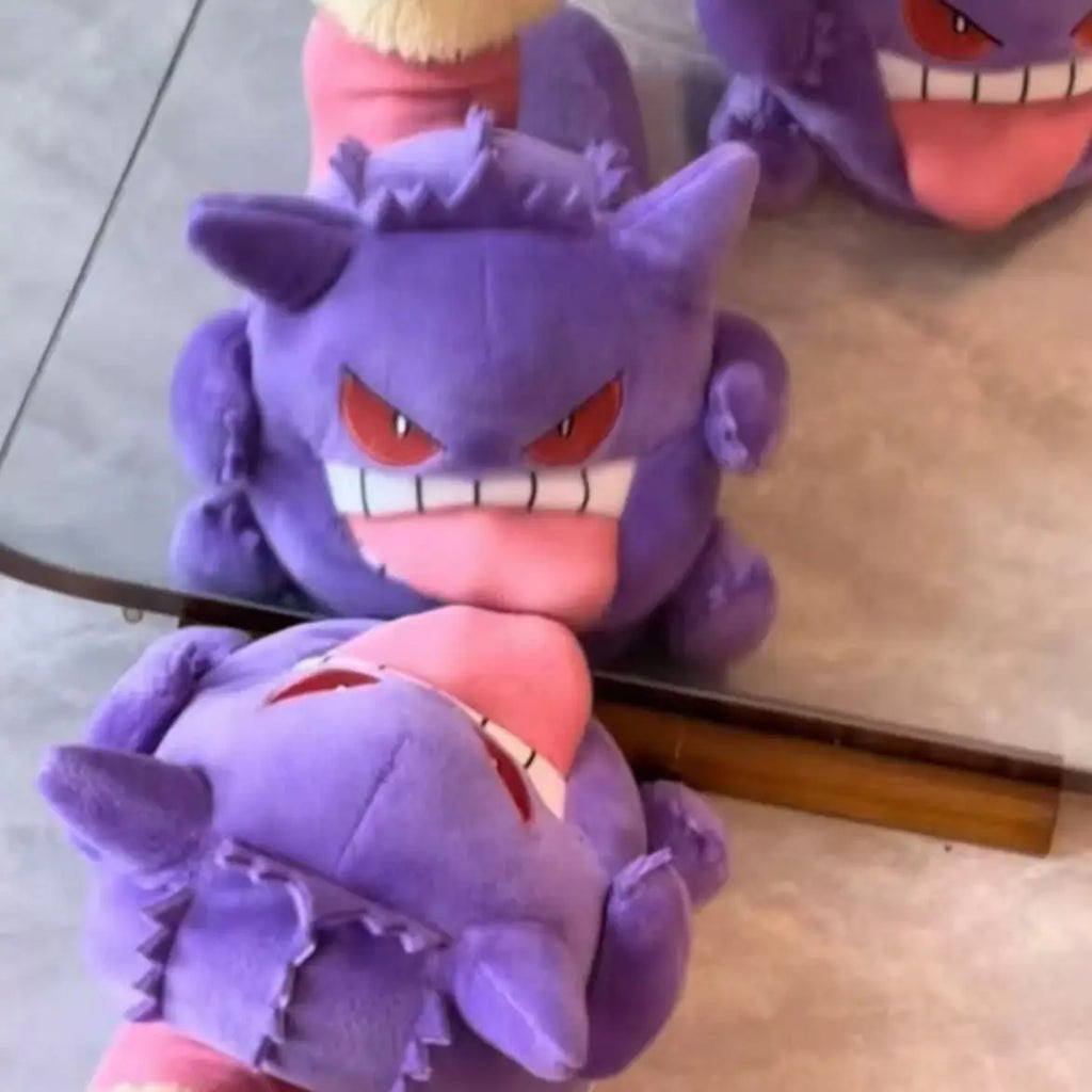 Pokemon Gengar Plush Slippers Tongue Out