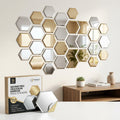 Puzzvo 3D Geometric Wall Stickers – DIY Peel & Stick Decor