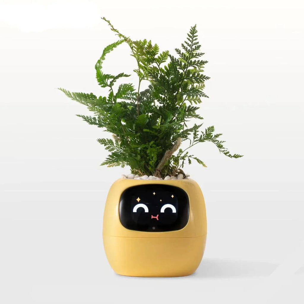 Puzzvo Maceta Inteligente AI BloomiBot con Autorriego y WiFi