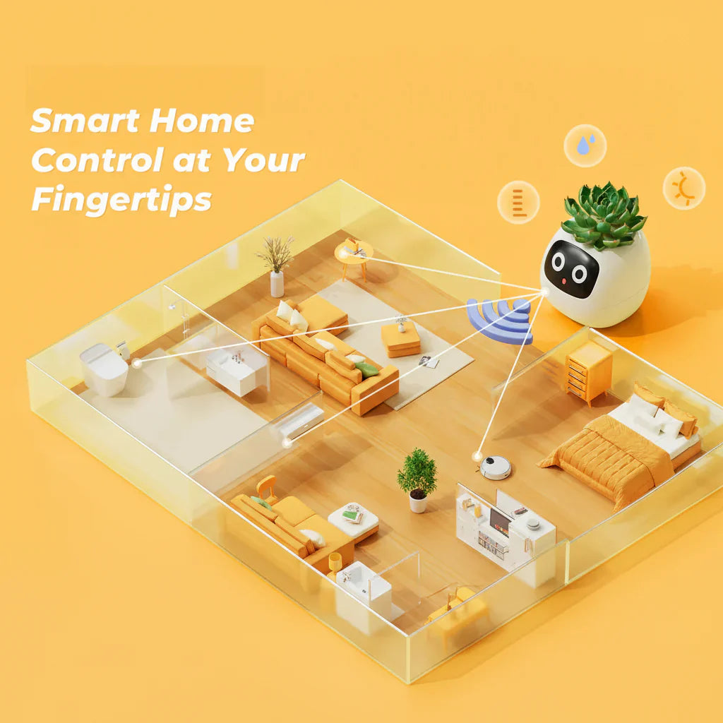Puzzvo Maceta Inteligente AI BloomiBot con Autorriego y WiFi