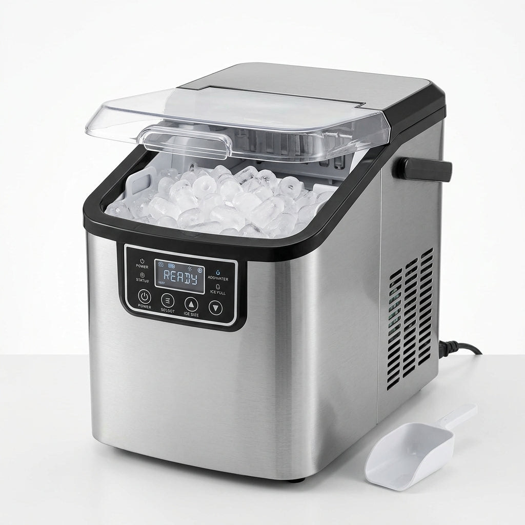 Puzzvo Portable Ice Maker – Countertop Ice Machine