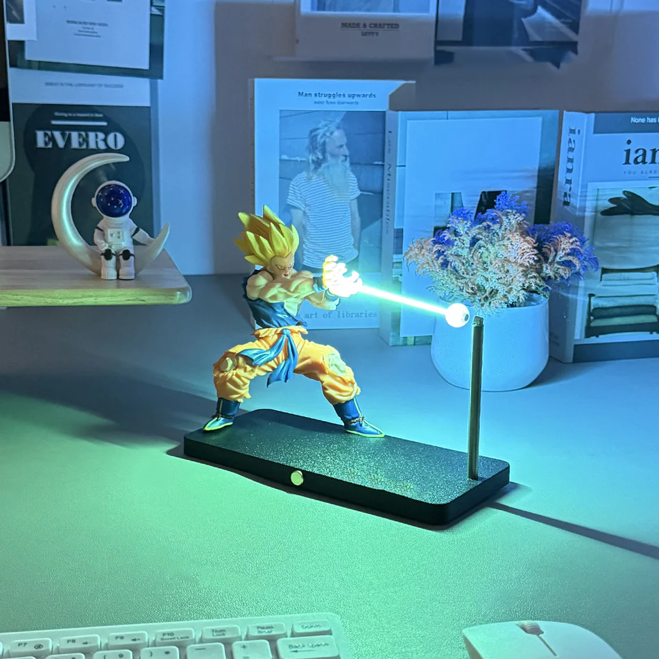 Dragon Ball Super Saiyan Magnetic Light Beam Figurine