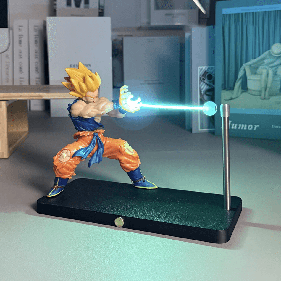 Dragon Ball Super Saiyan Magnetic Light Beam Figurine