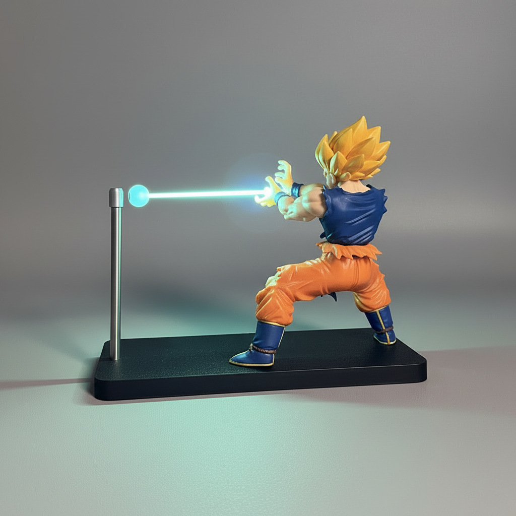 Dragon Ball Super Saiyan Magnetic Light Beam Figurine
