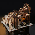 Mechanical Track Ball 3D Puzzle - Wooden Kinetic Sculpture 218 Pieces - PUZZVO Premium 3D Puzzle